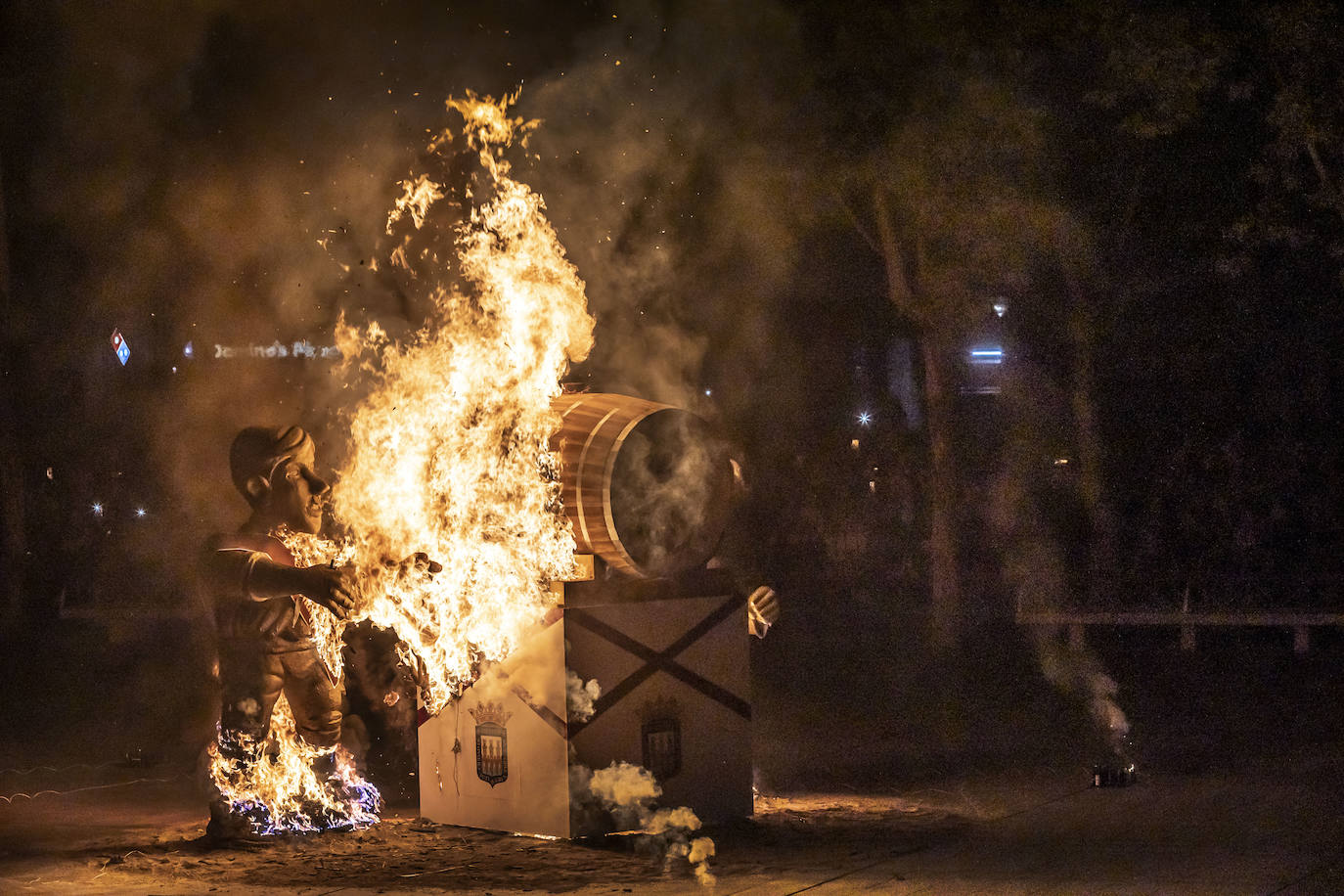 Quema de la cuba de San Mateo 2023