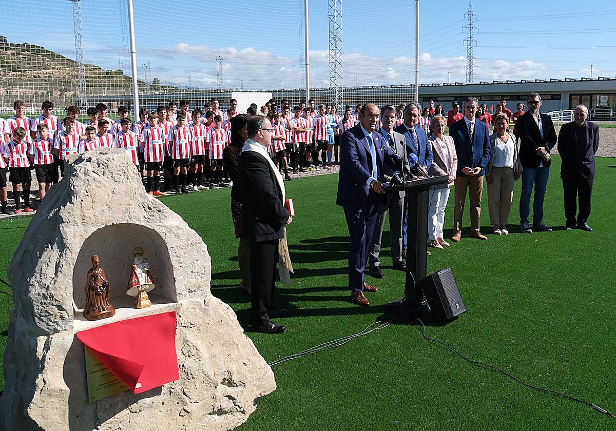 Félix Revuelta, durante el acto oficial, este sábado.