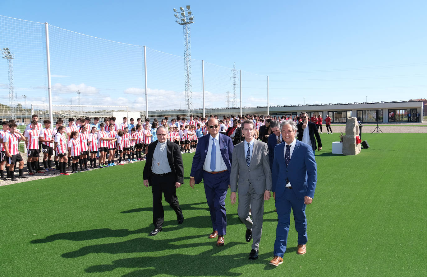 Inauguración oficial de la ciudad deportiva de la UD Logroñés