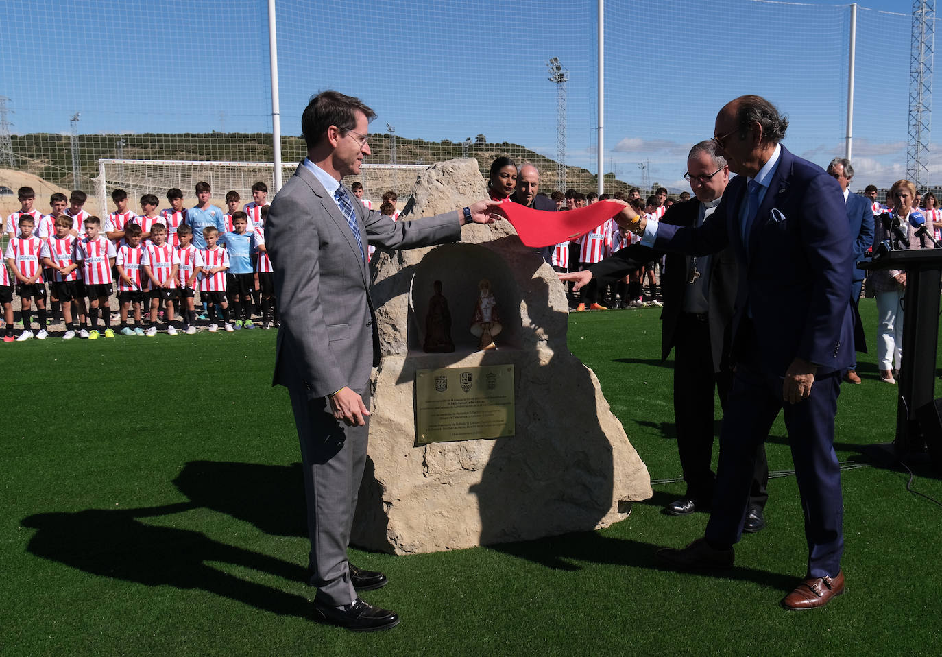 Inauguración oficial de la ciudad deportiva de la UD Logroñés