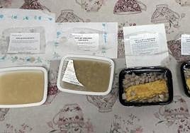 Imagen de archivo de los menús de Serunión que fueron objeto de críticas en el 2016.