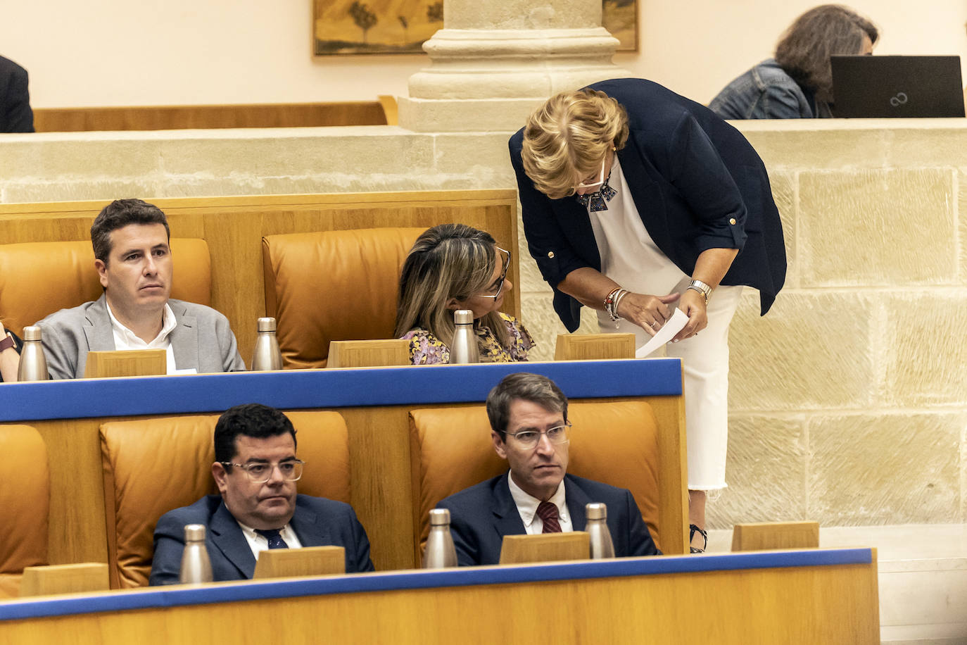 El pleno del Parlamento de La Rioja en imágenes