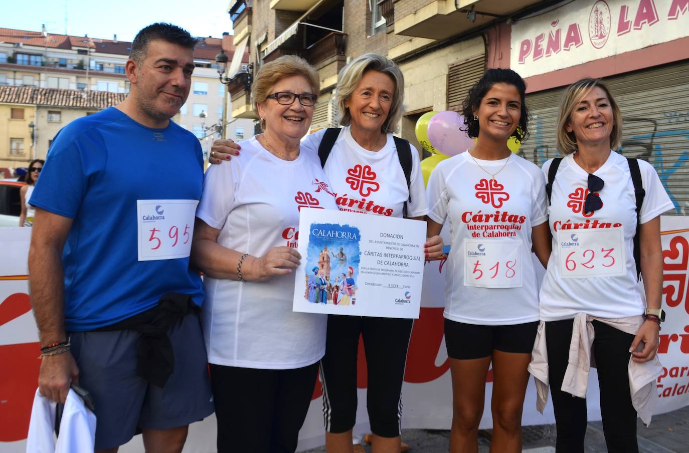 Marcha a favor de Cáritas en Calahorra