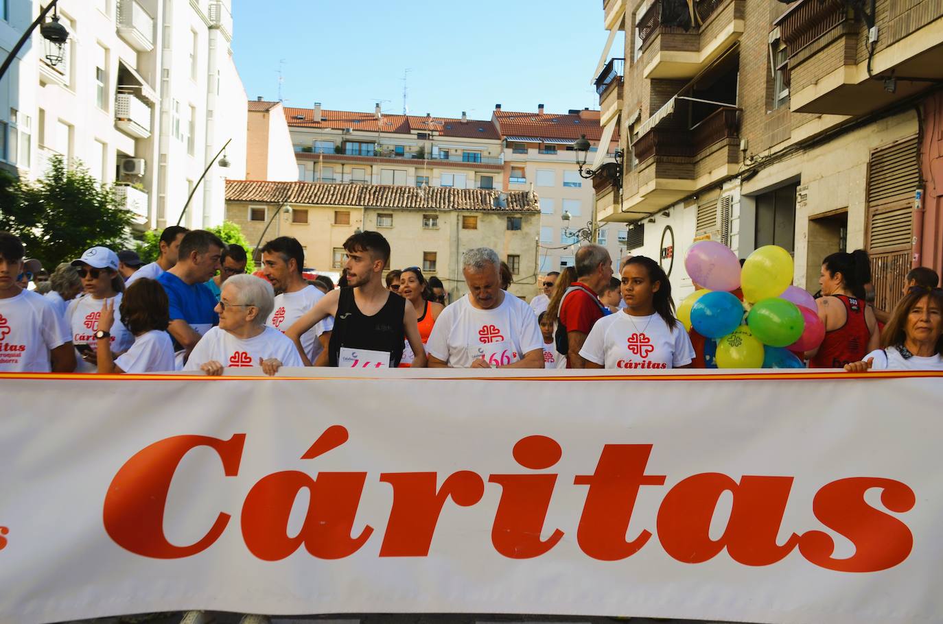 Marcha a favor de Cáritas en Calahorra