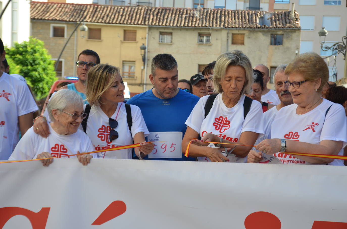 Marcha a favor de Cáritas en Calahorra