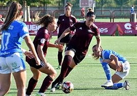 Olga García, autora del gol de las riojanas, en una imagen de archivo.