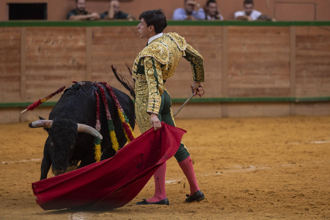 Sergio Rodríguez, Nek Romero y Sergio Sánchez, última novillada del Zapato de Oro de Arnedo