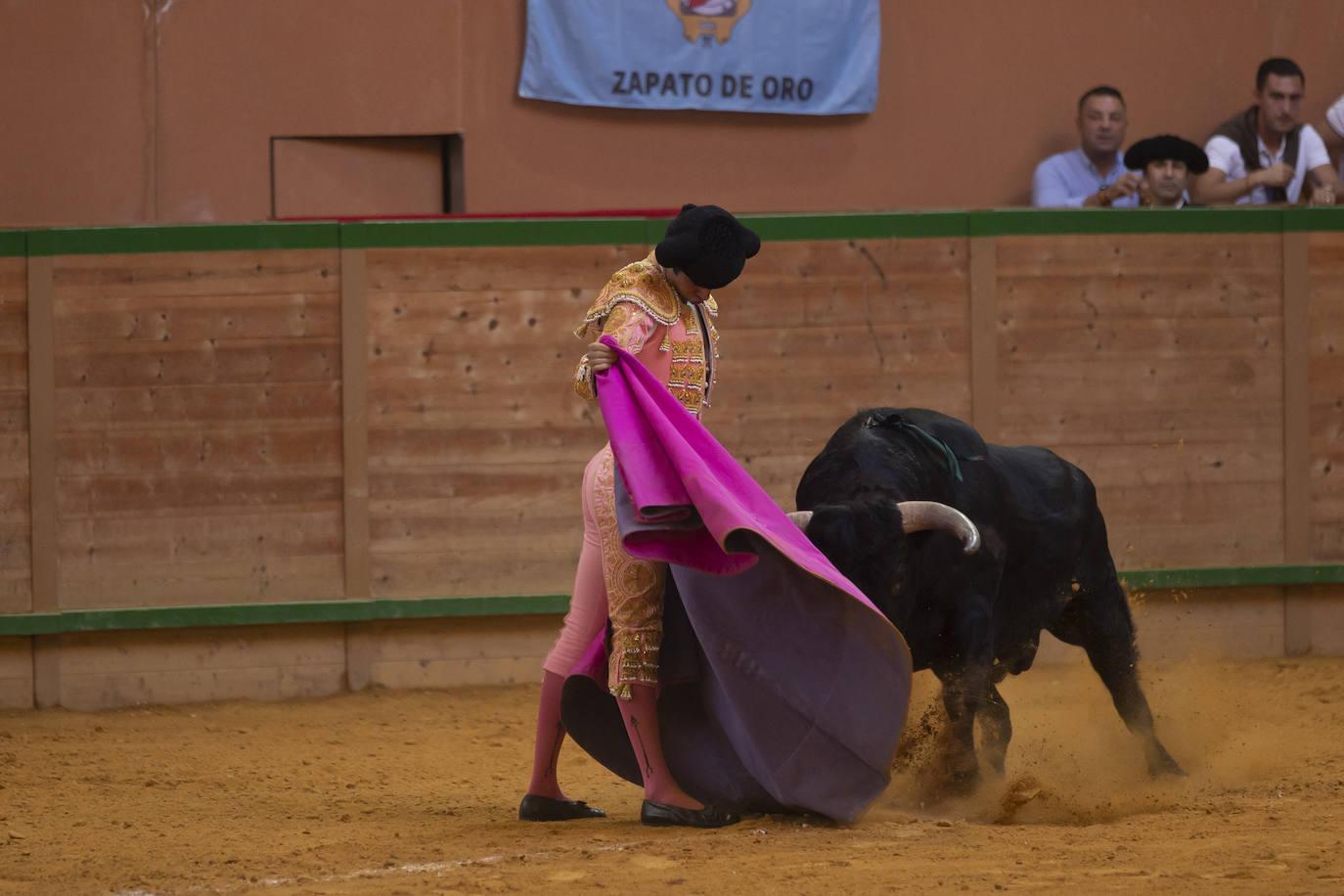 Sergio Rodríguez, Nek Romero y Sergio Sánchez, última novillada del Zapato de Oro de Arnedo