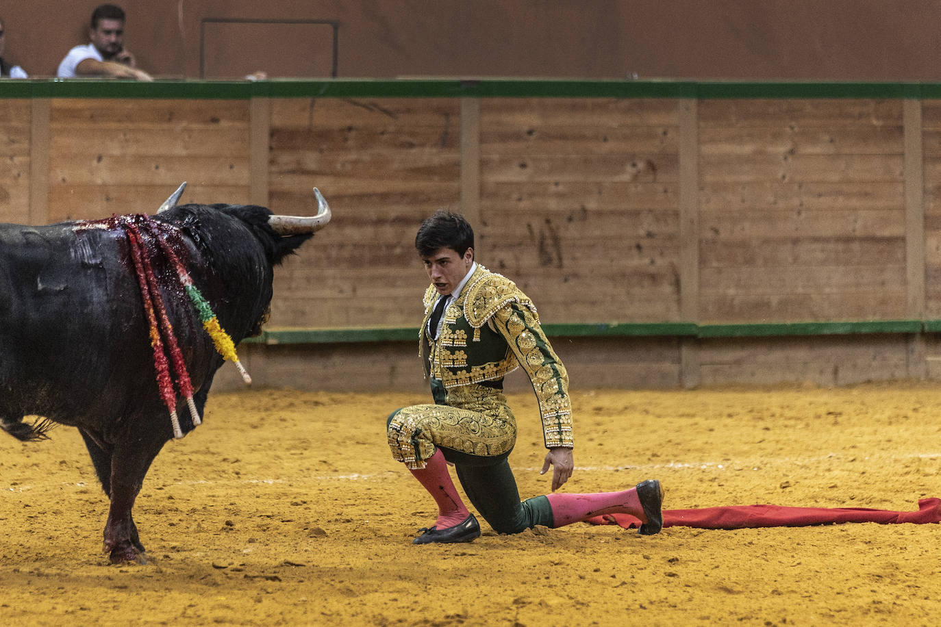 Sergio Rodríguez, Nek Romero y Sergio Sánchez, última novillada del Zapato de Oro de Arnedo
