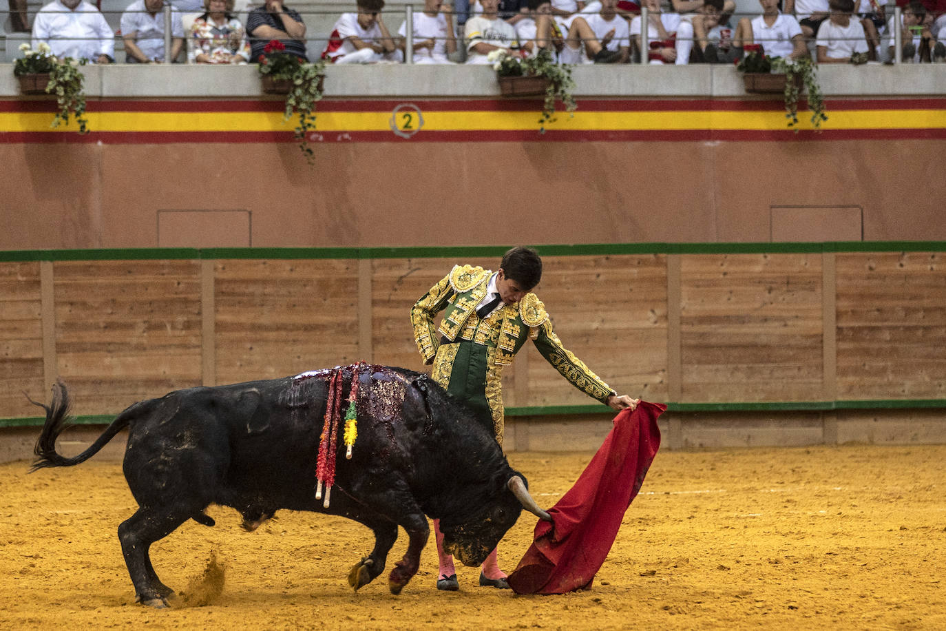 Sergio Rodríguez, Nek Romero y Sergio Sánchez, última novillada del Zapato de Oro de Arnedo