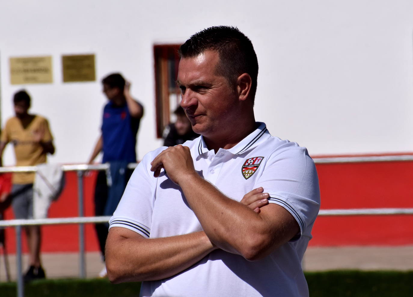 Diego Martínez, entrenador de la UD Logroñés.