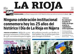 Nadie recordó el I Día de La Rioja