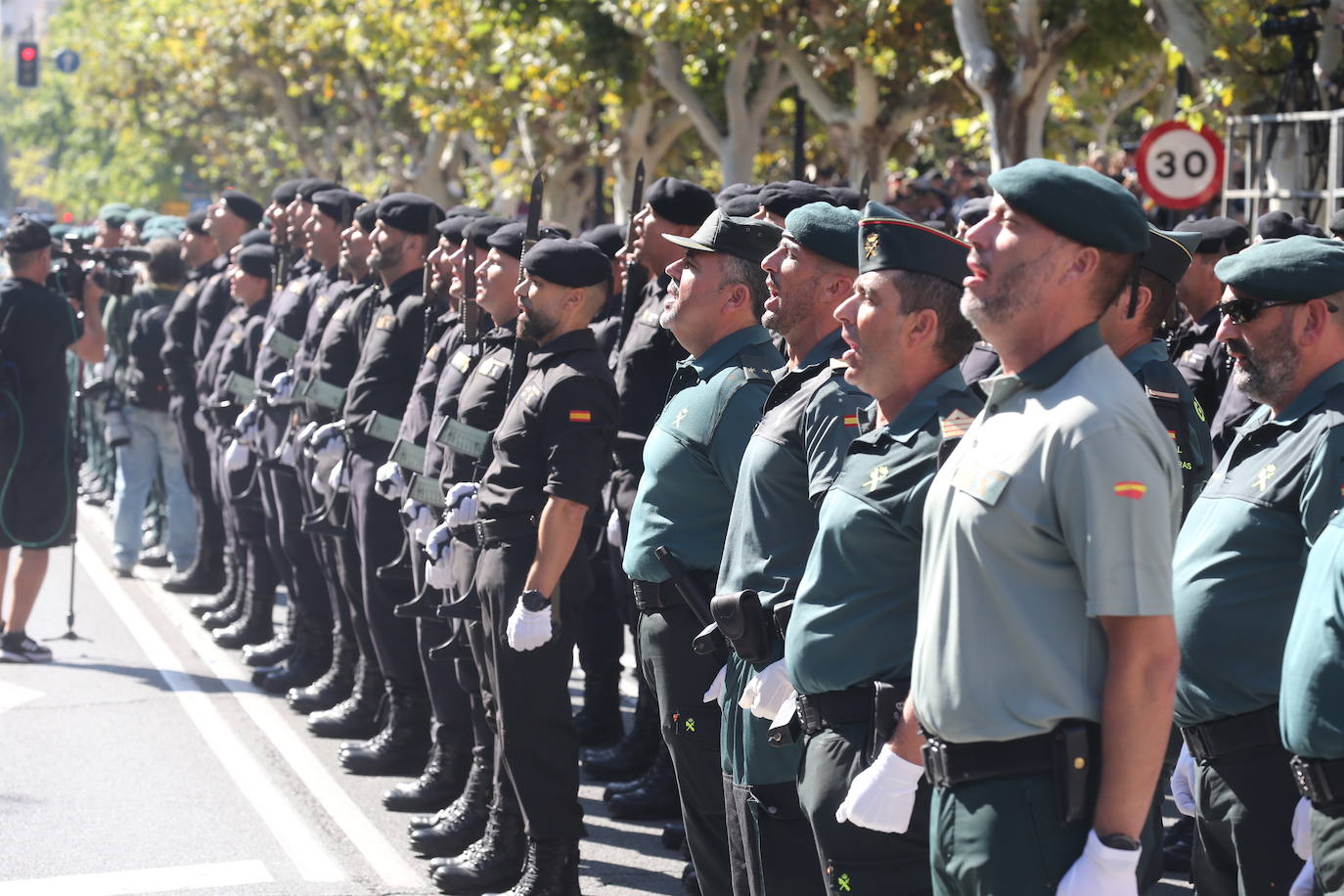 Desfile de la Guardia Civil