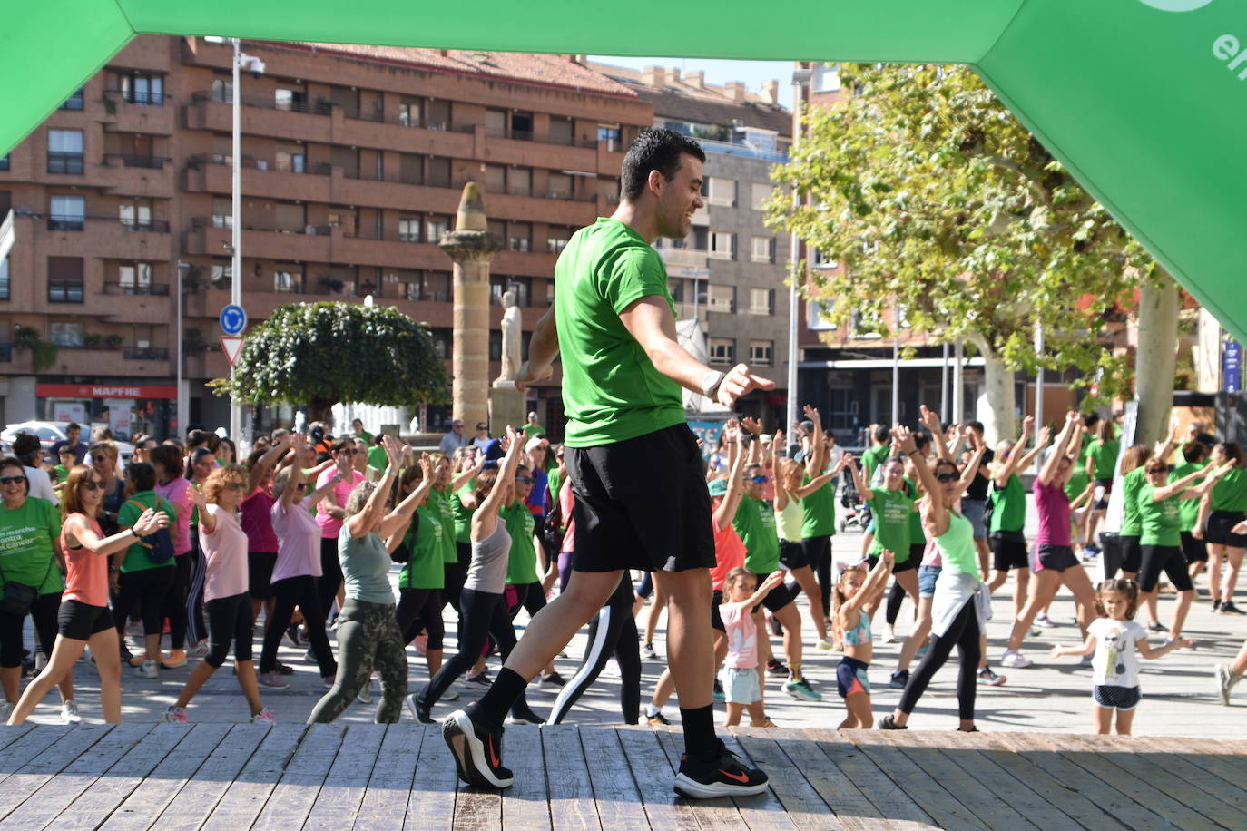 Imágenes de la marcha contra el cáncer