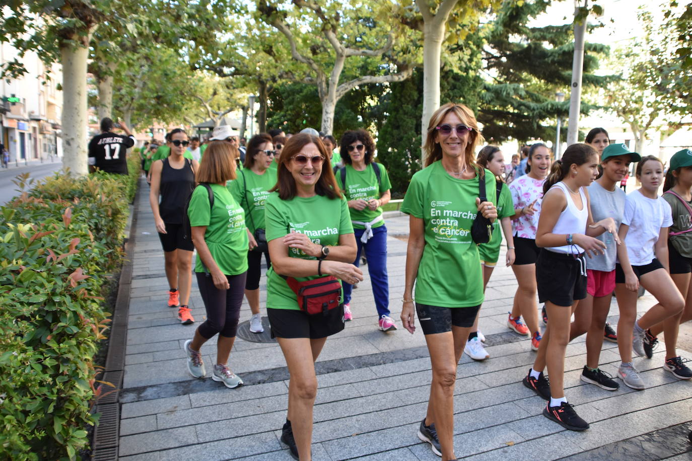 Imágenes de la marcha contra el cáncer