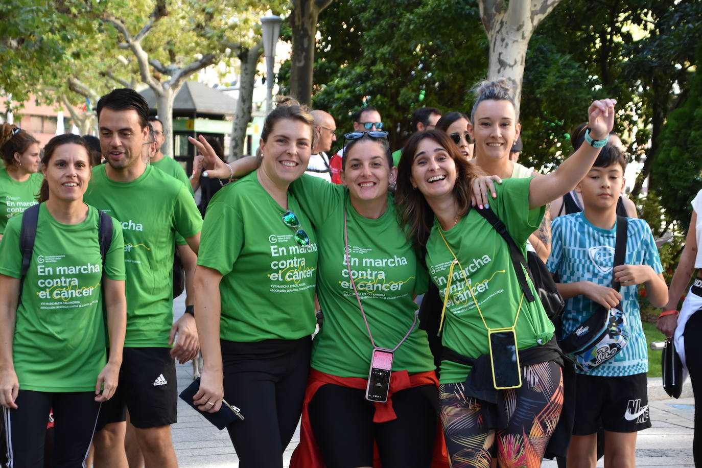 Imágenes de la marcha contra el cáncer