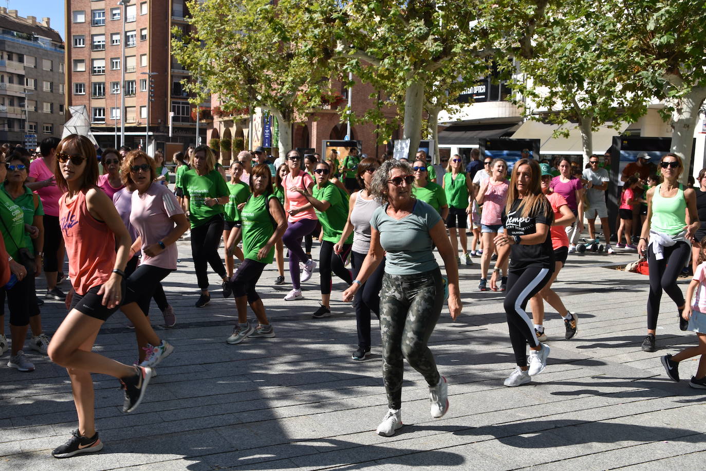 Imágenes de la marcha contra el cáncer