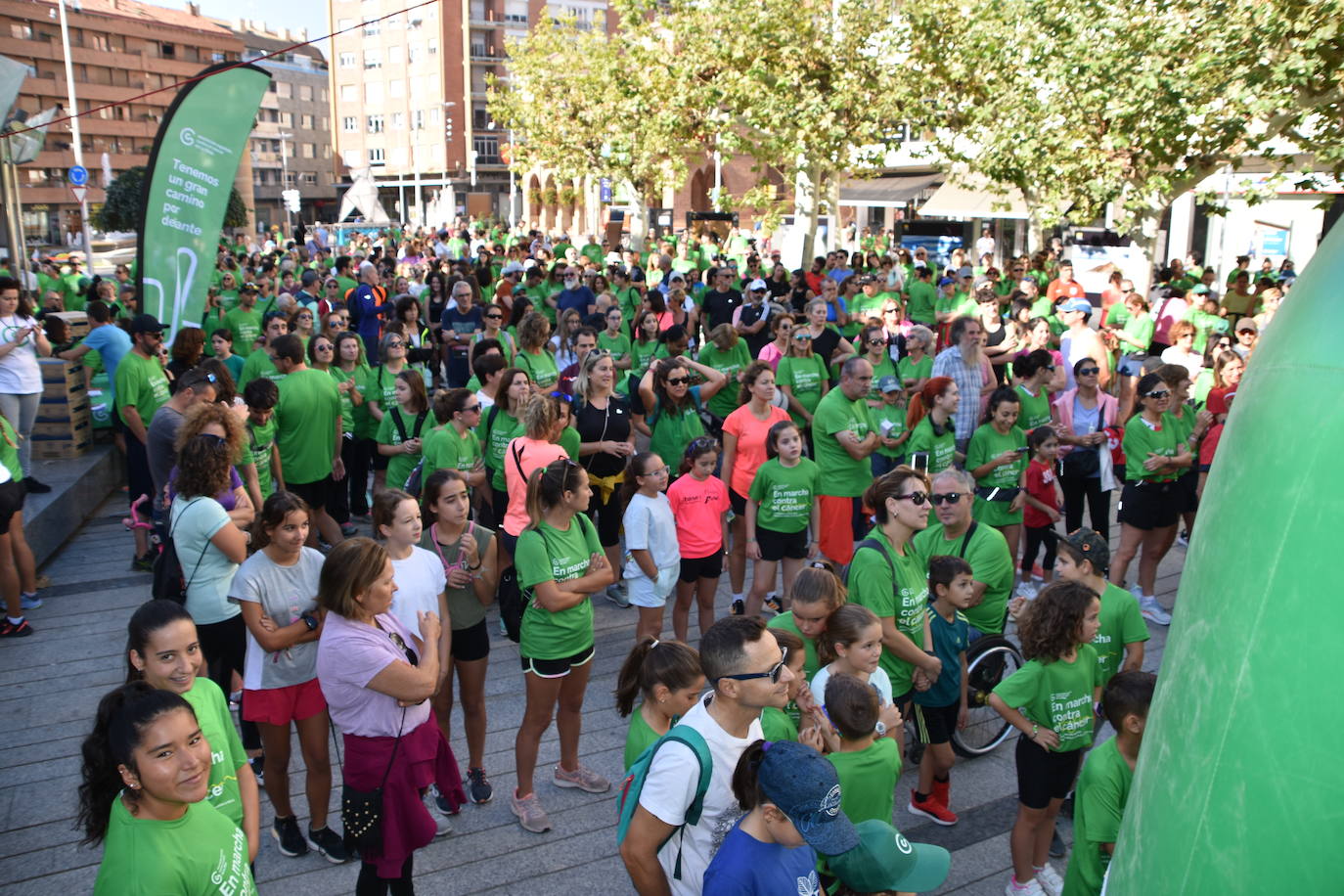 Imágenes de la marcha contra el cáncer