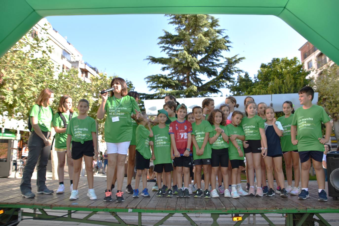 Imágenes de la marcha contra el cáncer