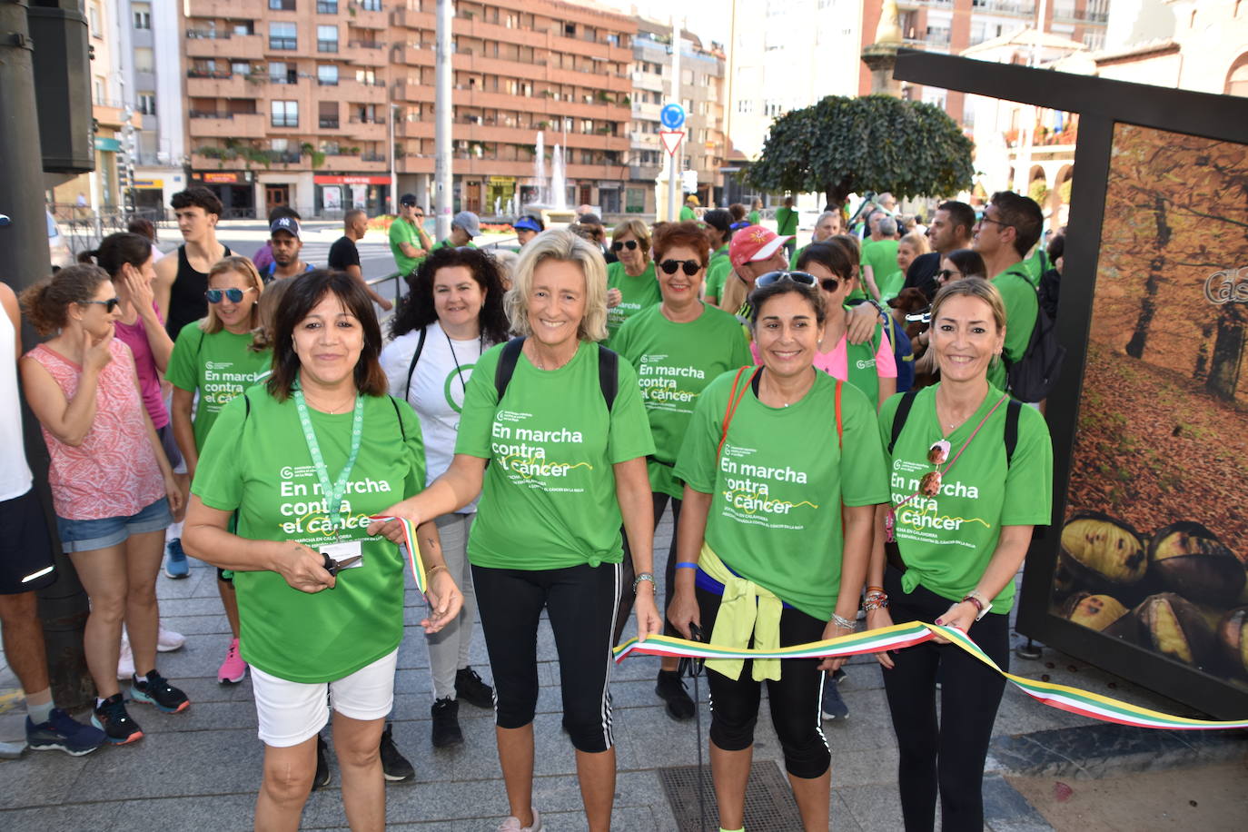 Imágenes de la marcha contra el cáncer