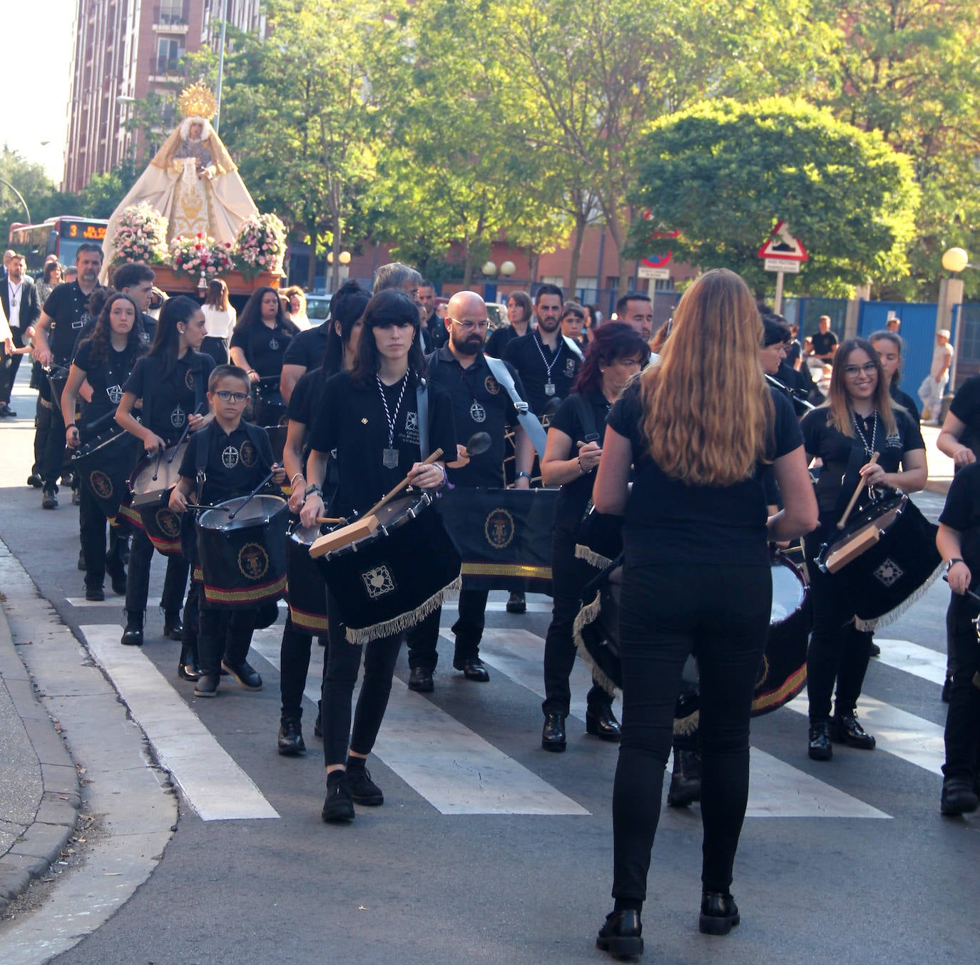 Procesión del Rosario de la Cofradía de Maristas