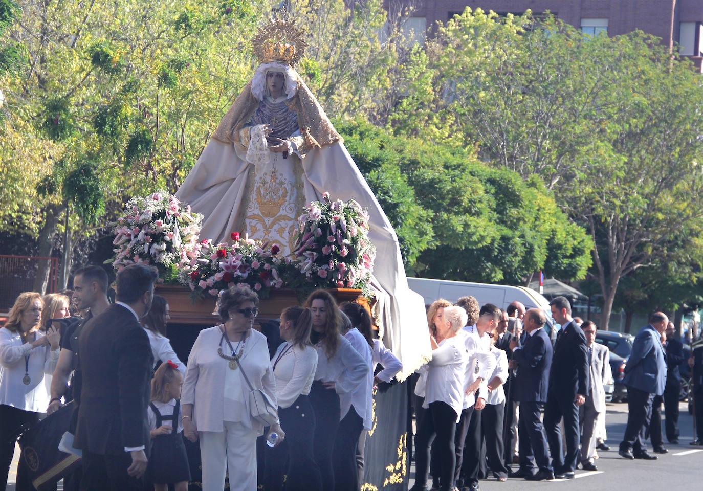 Procesión del Rosario de la Cofradía de Maristas