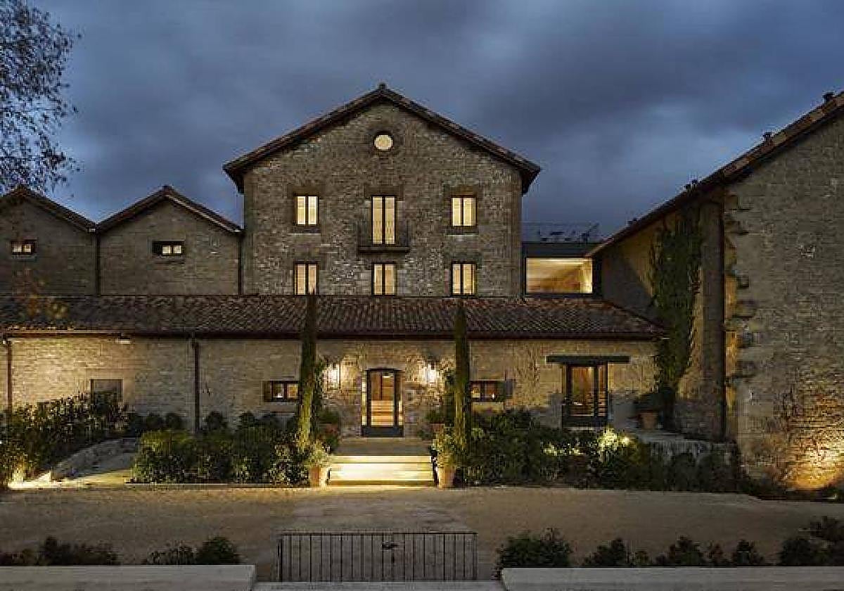 La bodega Cosme Palacio, reconvertida en exclusivo hotel en Laguardia.