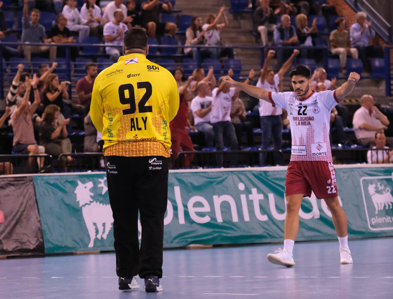 El partido del Ciudad de Logroño contra Torrelavega en imágenes