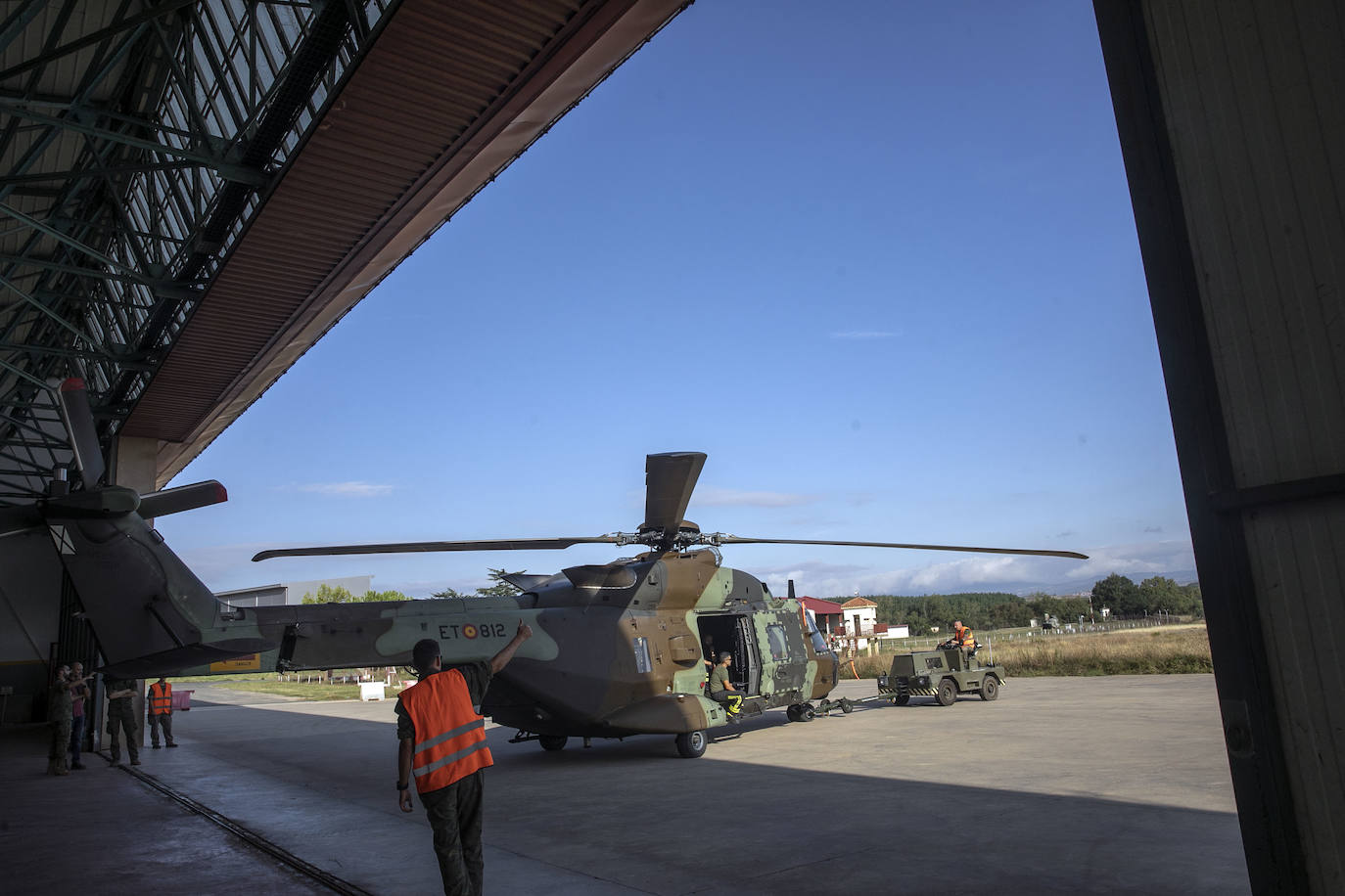 Así prepara el Ejército de Tierra en Agoncillo sus misiones a bordo del Bhelma