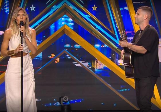 Raquel Villar y Denorte, durante su actuación en Got Talent.