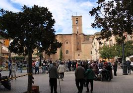 La plaza de España de Nájera fue el escenario de este XIII Festival del Pimiento Riojano.