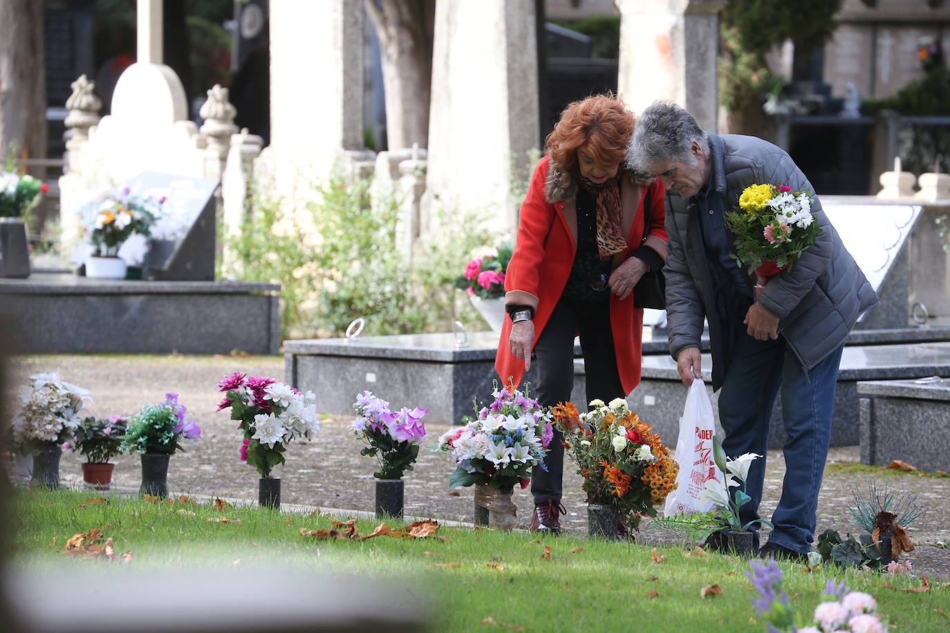 Homenaje a los difuntos durante el día