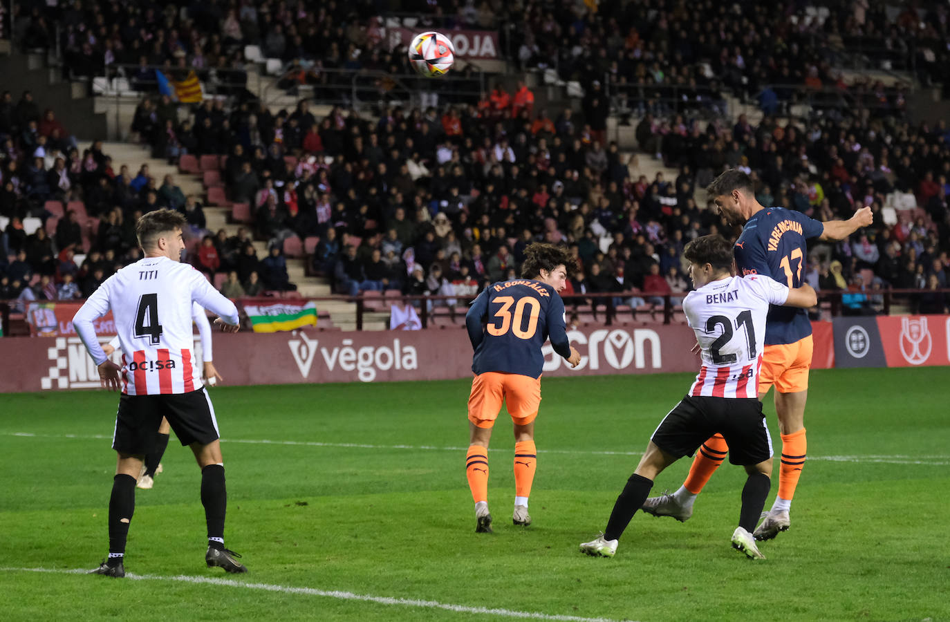 Las imágenes del partido UDL-Valencia