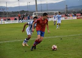 Pablo Bolado, en el partido de La Planilla contra la Real C.