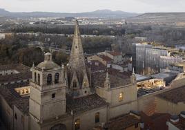 Recreación facilitada por la tecnológica de su futura sede junto a la iglesia de Palacio.