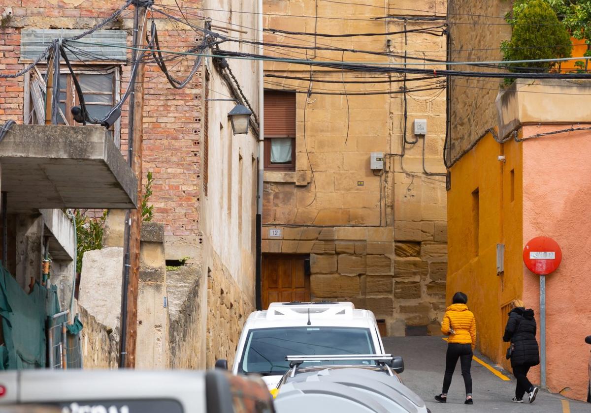 Viviendas sin rehabilitar del casco viejo de Labastida.