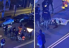 Actuación policial en avenida de la Solidaridad.