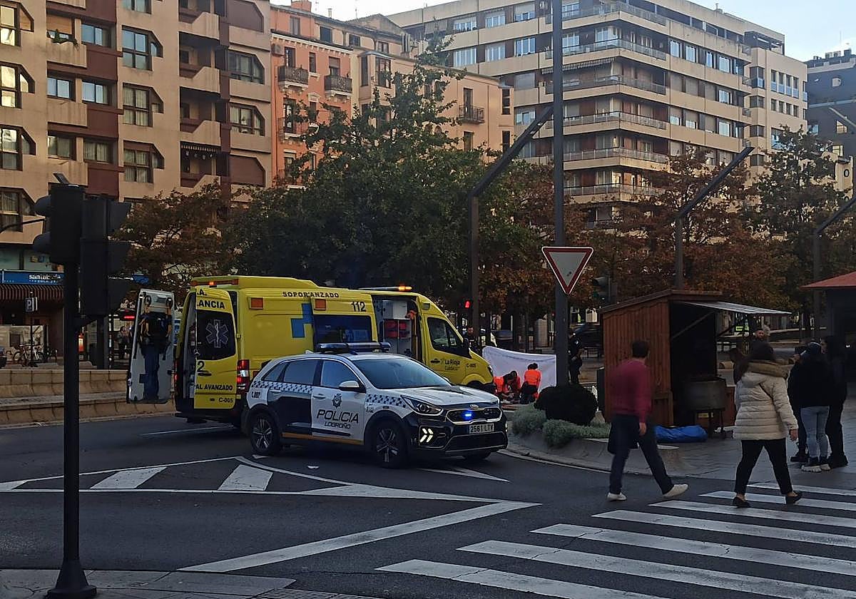 Atropello en plena Gran Vía