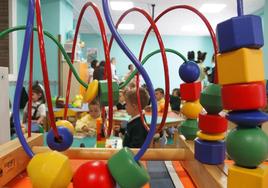 Aula de Educación Infantil en un colegio de Calahorra.