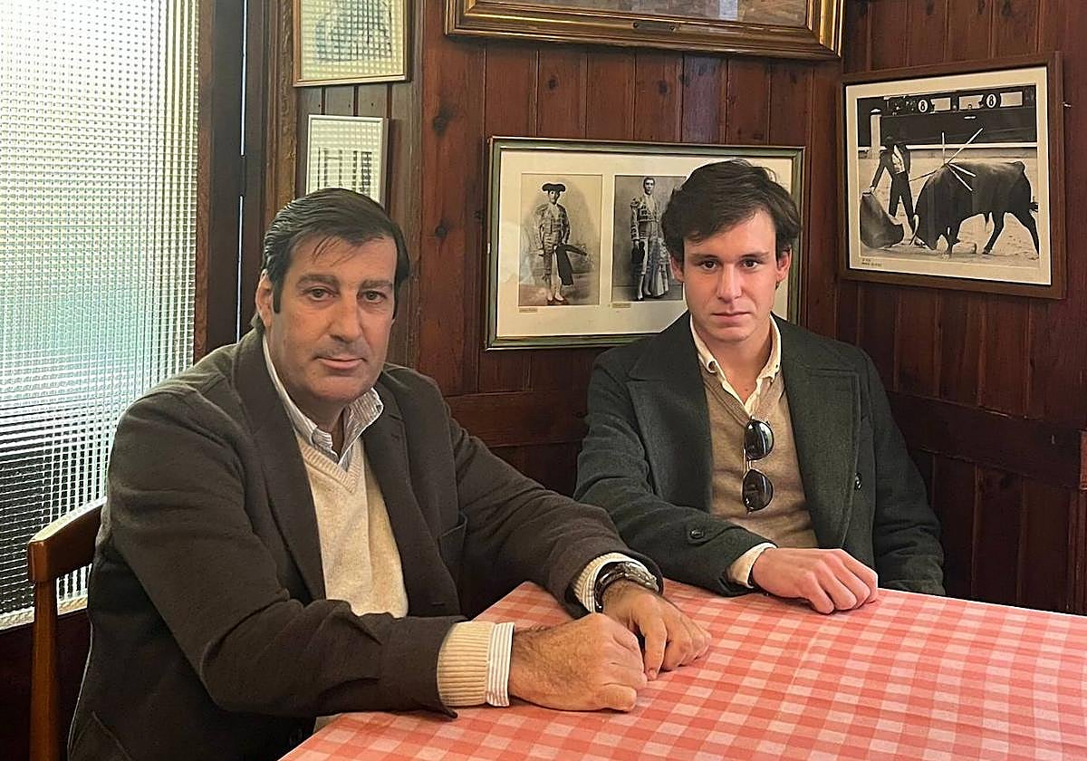 Fabio Jiménez y su nuevo apoderado, José Blanco.