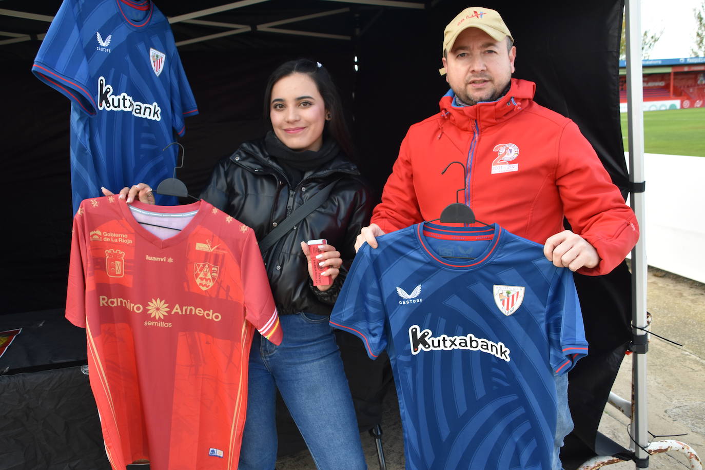 Calahorra-Athletic veteranos, en el centenario rojillo