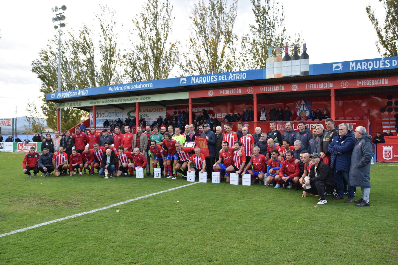 Calahorra-Athletic veteranos, en el centenario rojillo