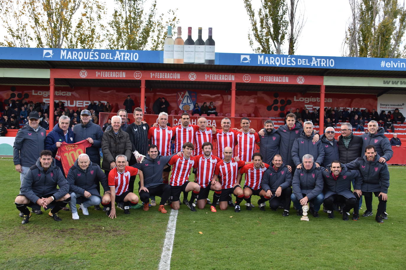 Calahorra-Athletic veteranos, en el centenario rojillo