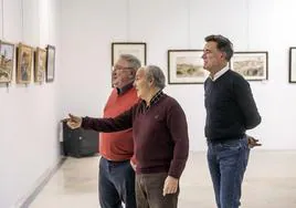 Alejandro Espiga pinta para Cáritas