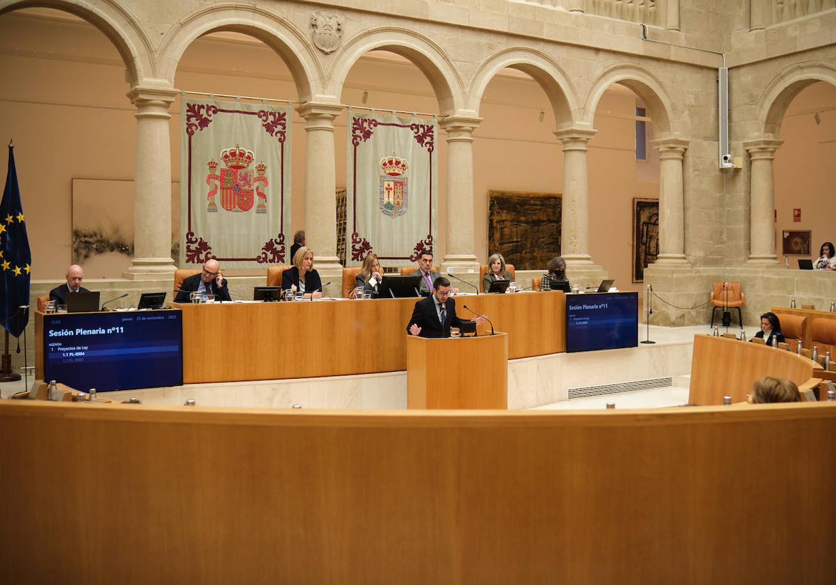 Último pleno del Parlamento, celebrado el jueves