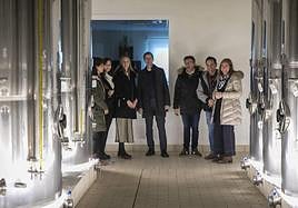 La visita del presidente de La Rioja a Almazara Riojana