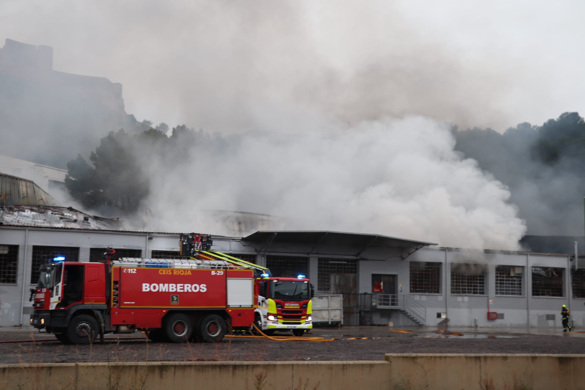 Así han quedado las instalaciones de Calzados Fal tras el incendio