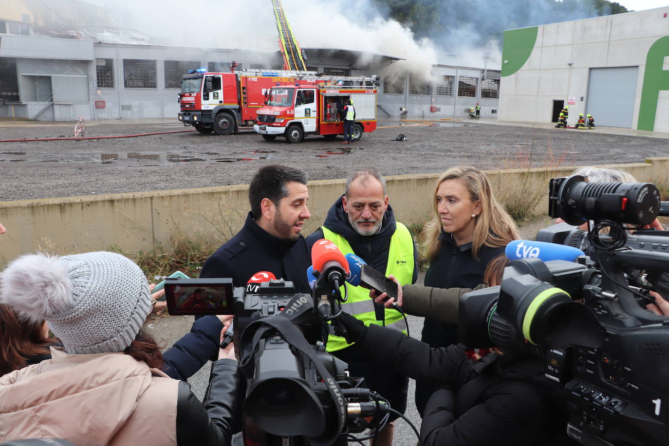 Así han quedado las instalaciones de Calzados Fal tras el incendio