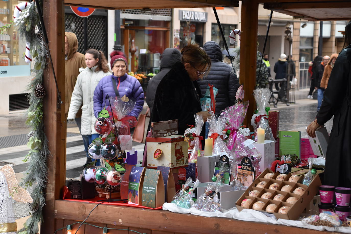 Mercado navideño en Calahorra
