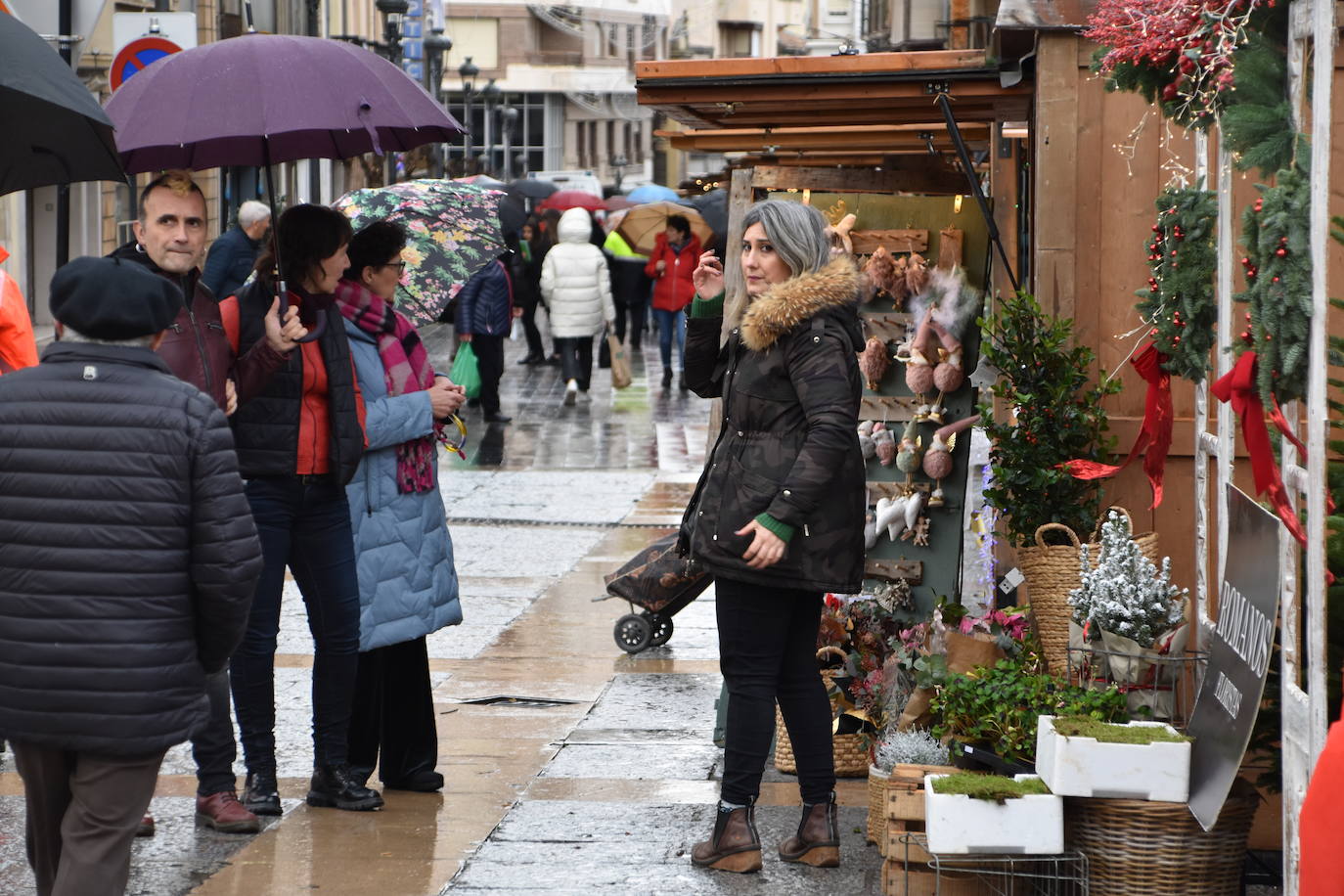 Mercado navideño en Calahorra